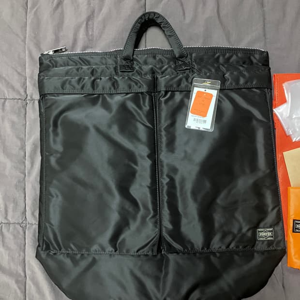 [새상품]요시다 포터 탱커 투웨이 헬멧백 블랙