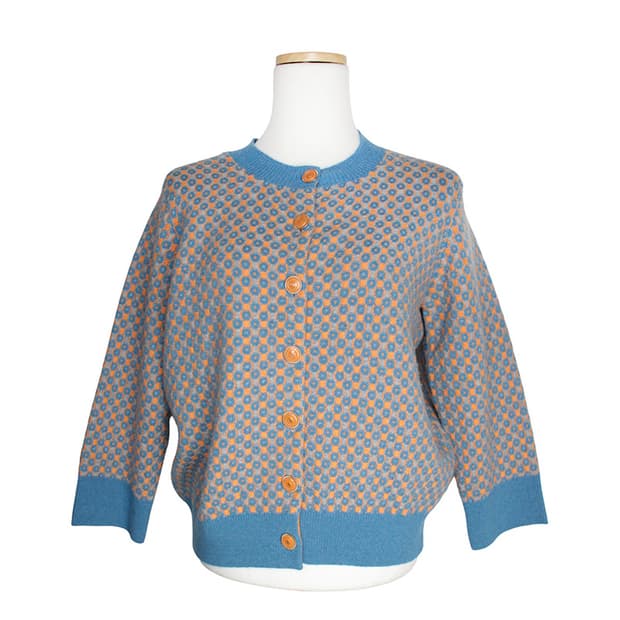 샤넬 투톤 캐시미어 니트 가디건 66