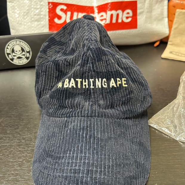 Bape 코듀로이 볼캡