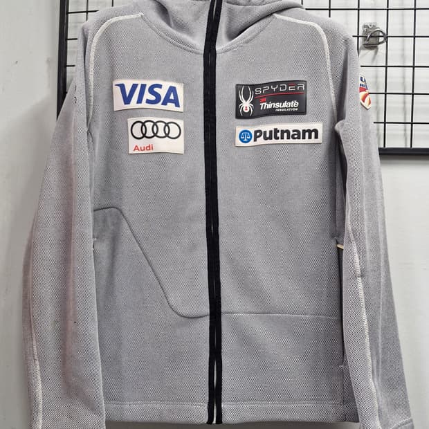 100L 스파이더 US.S.T 기모 후드 집업.