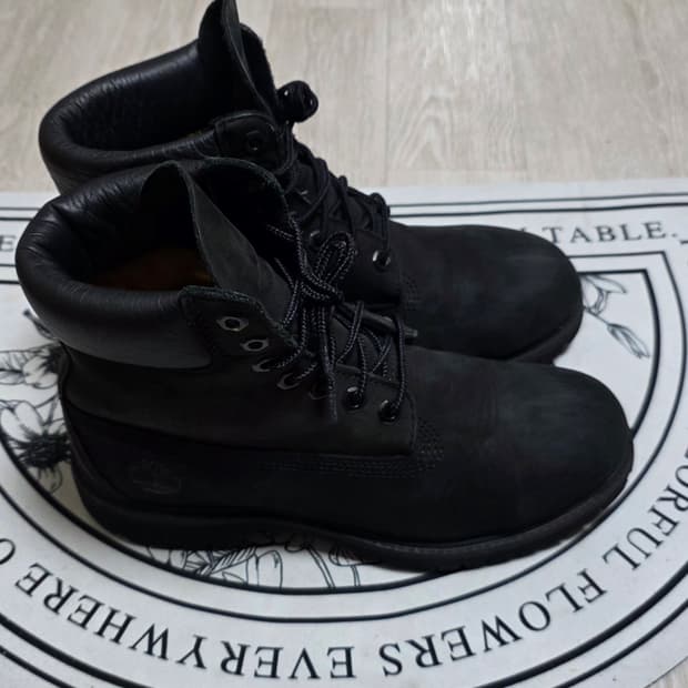 [255~260]팀버랜드 6인치 워터프루프 프리미엄 블랙부츠