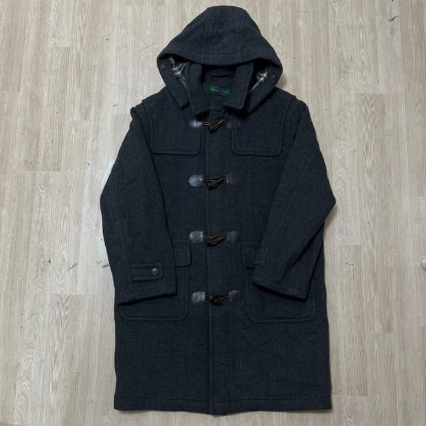 빈폴 남성 클래식 더플 모직 후드 떡볶이코트 L(100)