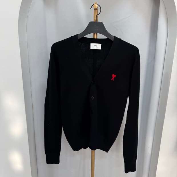 아미 스몰하트 스몰로고 가디건 M사이즈