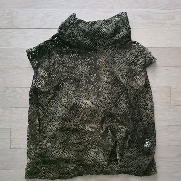 매쉬 그물망 빈티지 반팔티 레이어드용 