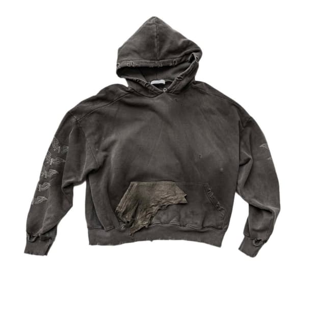 BLACK SCRUB HOODIE 3