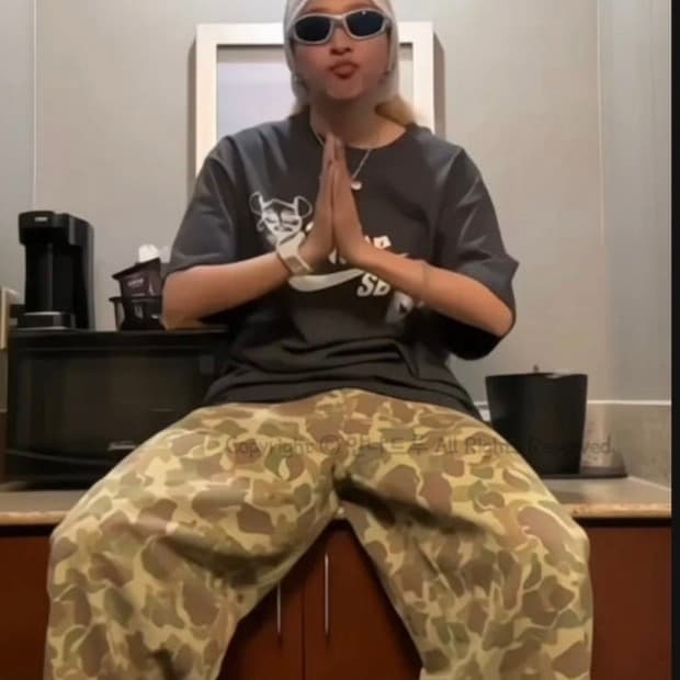 캐피탈 덕카모 포트 배기 팬츠 3사이즈