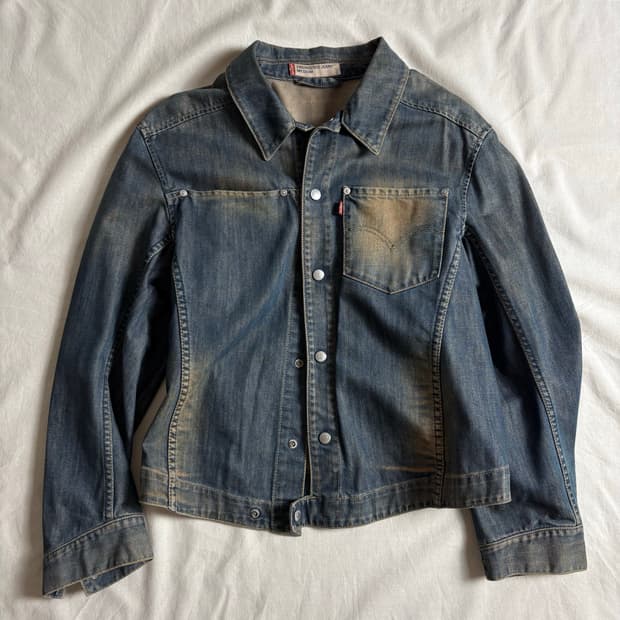 Levi’s 리바이스 엔지니어드 워시드 데님자켓 M