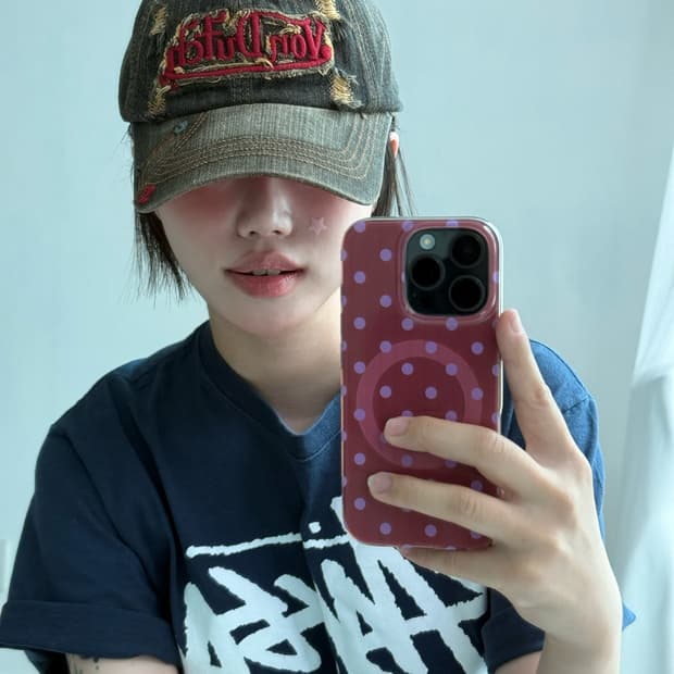 본더치 데님 데미지 캡