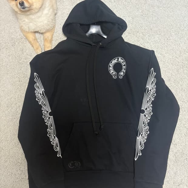 [XL]크롬하츠 홀스슈 플로랄 후드