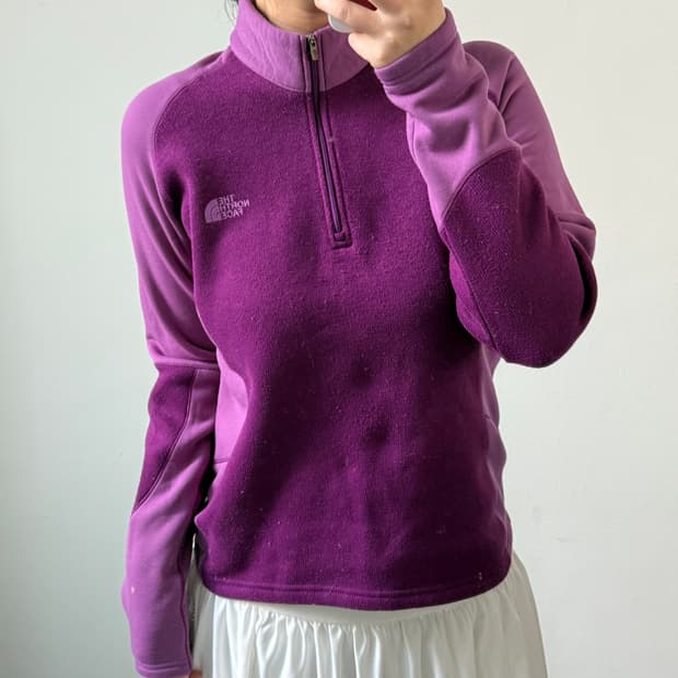 [XXL] 노스페이스 우먼 퍼플 반집업