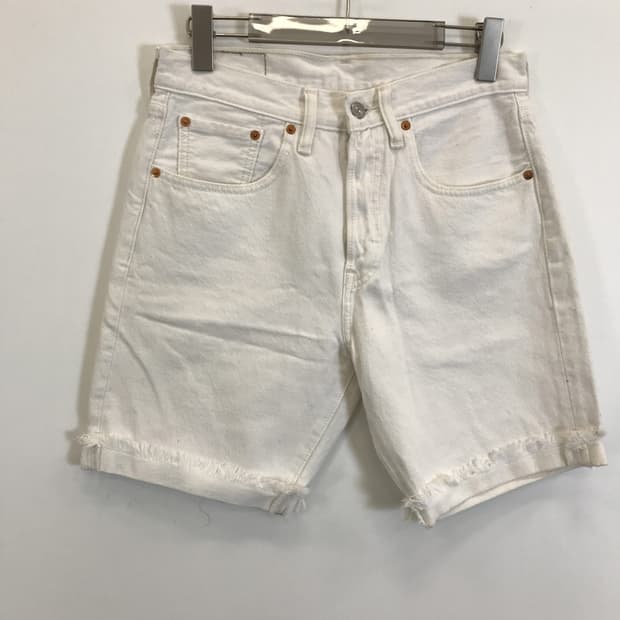 리바이스 501 CT cutoff 하프팬츠 화이트[28]