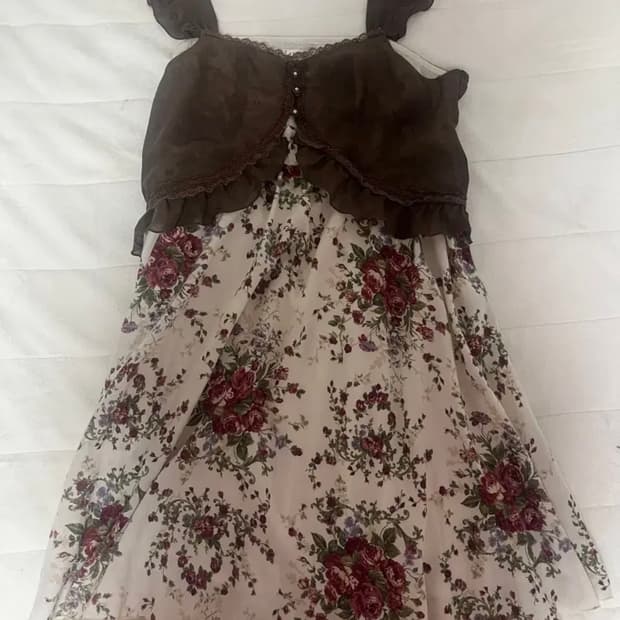 엑시즈팜 axes femme 원피스 빈티지 뷔스티에 레이스 모리걸 갸루