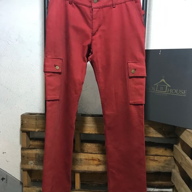 Beauty beast red pocket pants