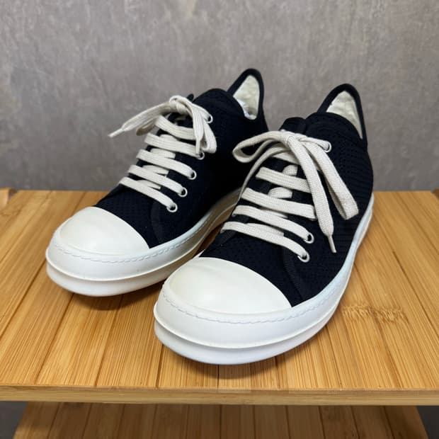 37 / Rick Owens 릭오웬스 엠보싱 라몬즈 로우