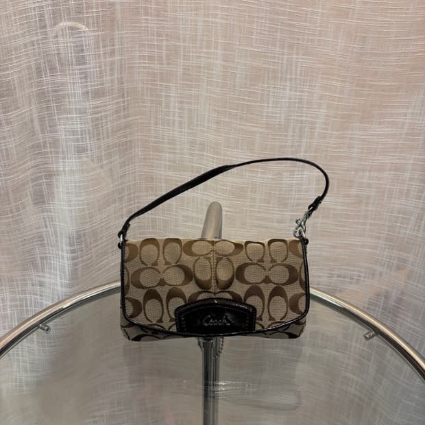 정품 코치 패브릭 미니 숄더백    