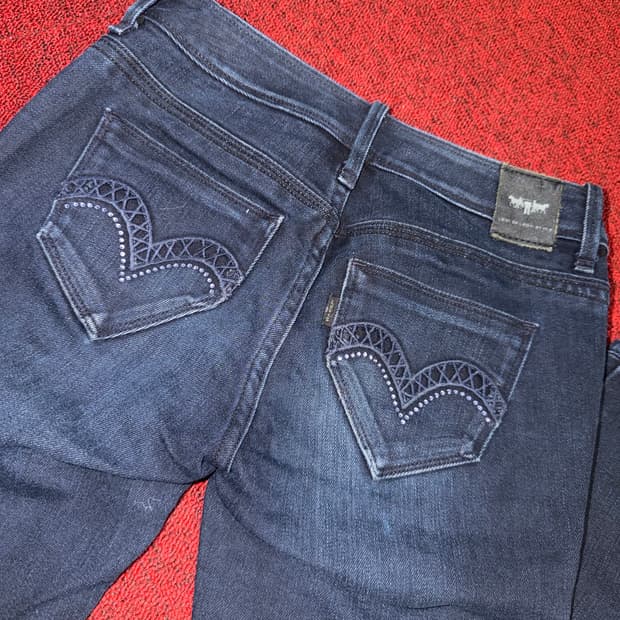 리바이스 큐빅 스키니진