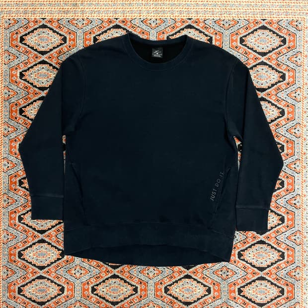 나이키 저스트두잇 블랙 맨투맨 티셔츠 여성L