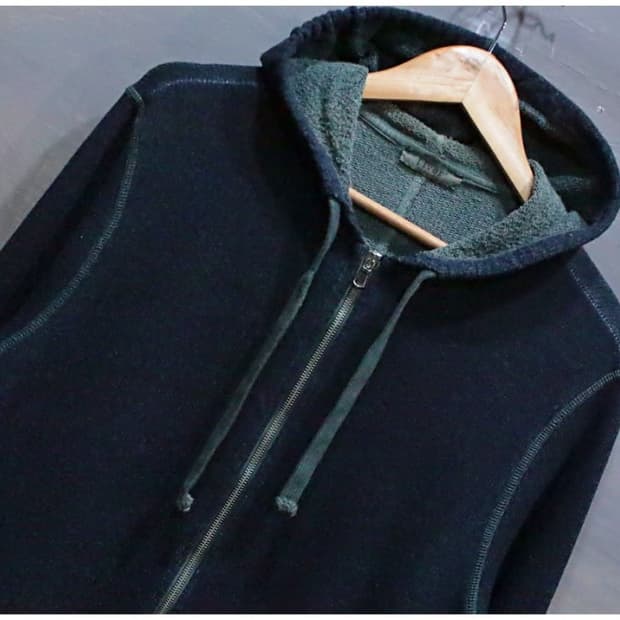 시리즈 fiver 파이버 니트 후드집업 105