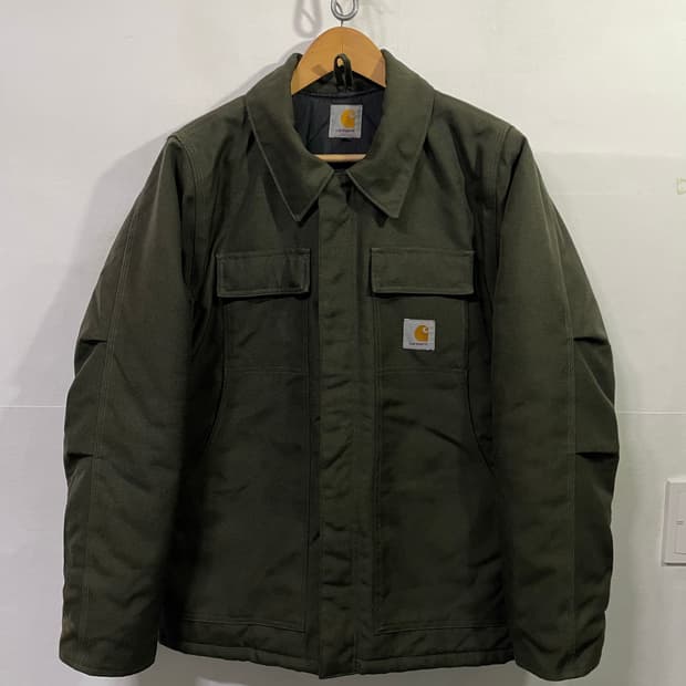 칼하트 wip 워크자켓 아크틱 자켓 100 사이즈 카키색