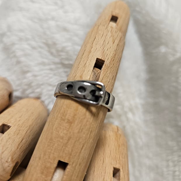 Belt buckle adjustable ring