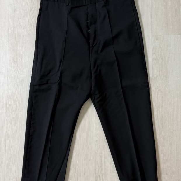 릭오웬스 블랙 슬랙스