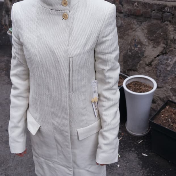 헬무트 랭 허니콤 코트