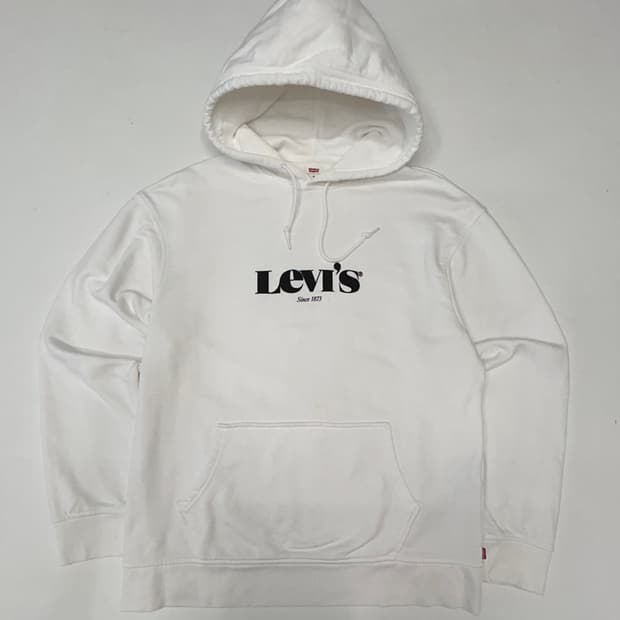 리바이스 화이트 후디