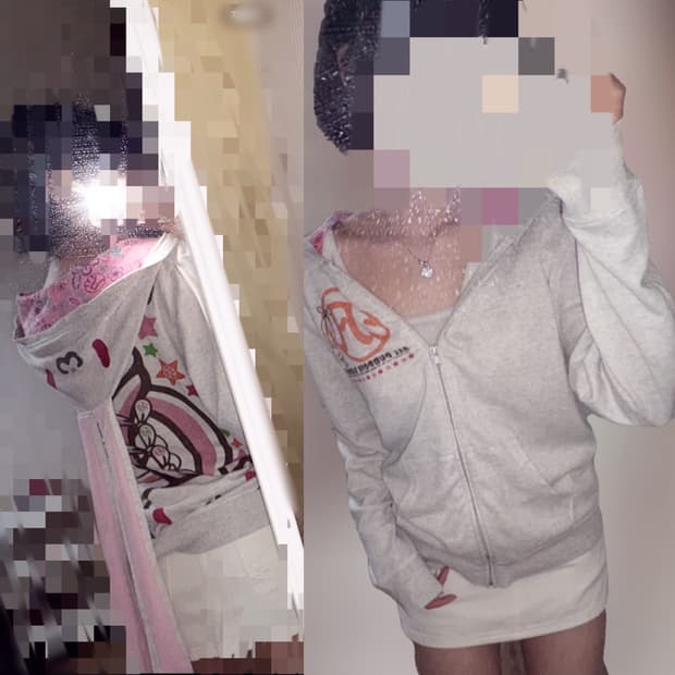 고전 범용토끼 후드집업 히메갸루 라떼갸루 리즈리사 헤이세이 조지후쿠 갸루