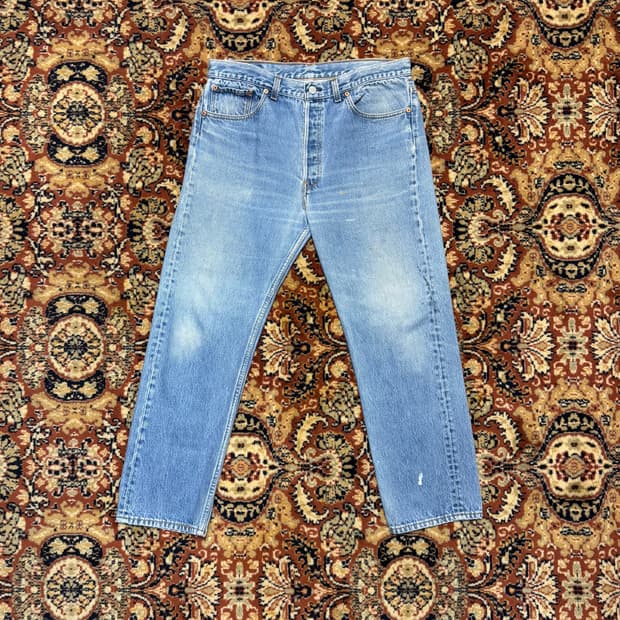 90s usa빈티지 리바이스 501xx 데님 38(34~36) (583)