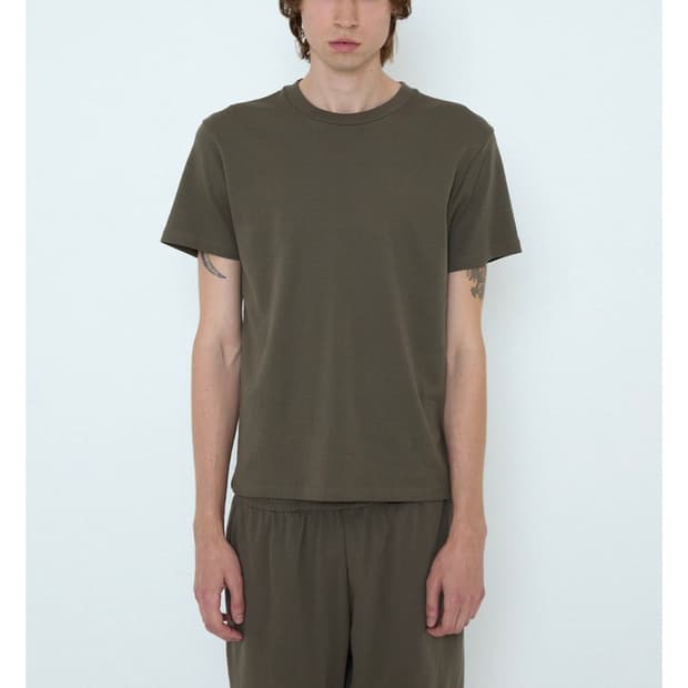 innir 261 COTTON RIB S/S T-SHIRT (ARMY)