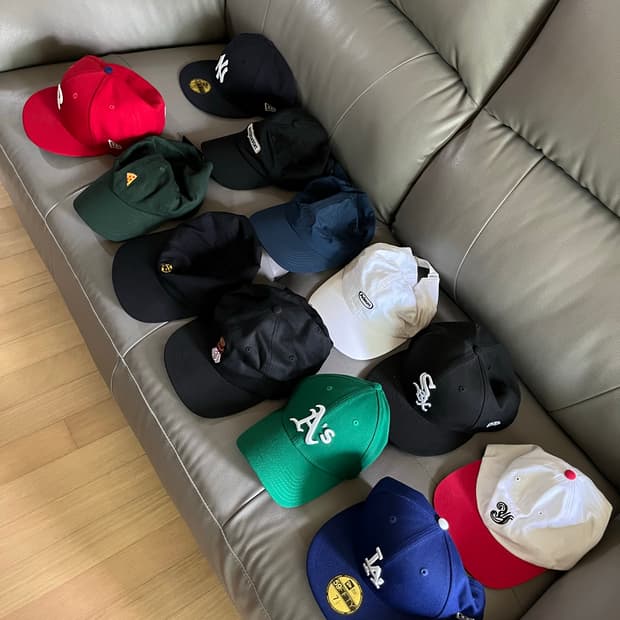 각종 스트릿 브랜드 모자