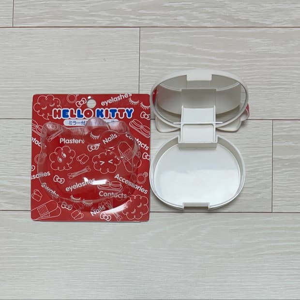 헬로키티 얼굴 거울 케이스 2014년도 고전