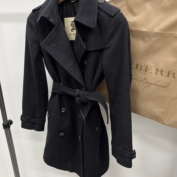 여) 버버리 런던 캐시미어 트렌치코트 