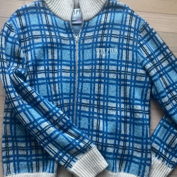sculptor 니트 집업