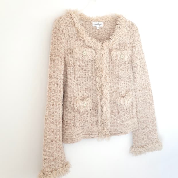 꾸레쥬 트위드 자켓