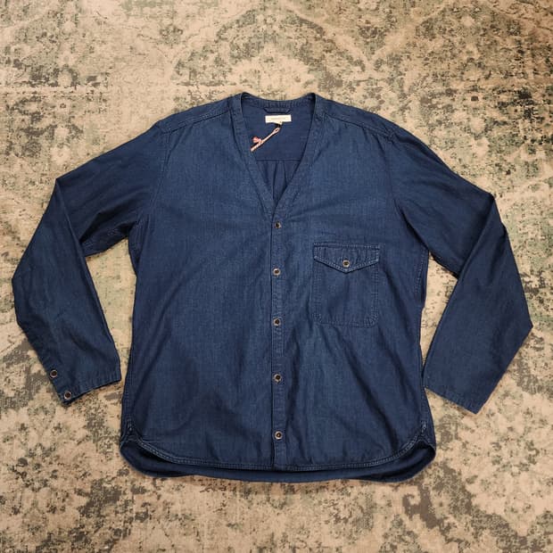 오디너리 핏츠  논카라 셔츠