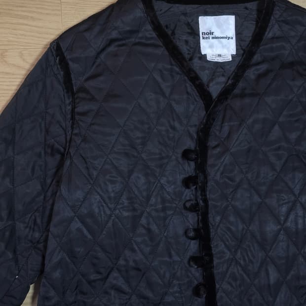 noir kei ninomiya 느와 케이 니노미야 퀄팅 디자인 코트