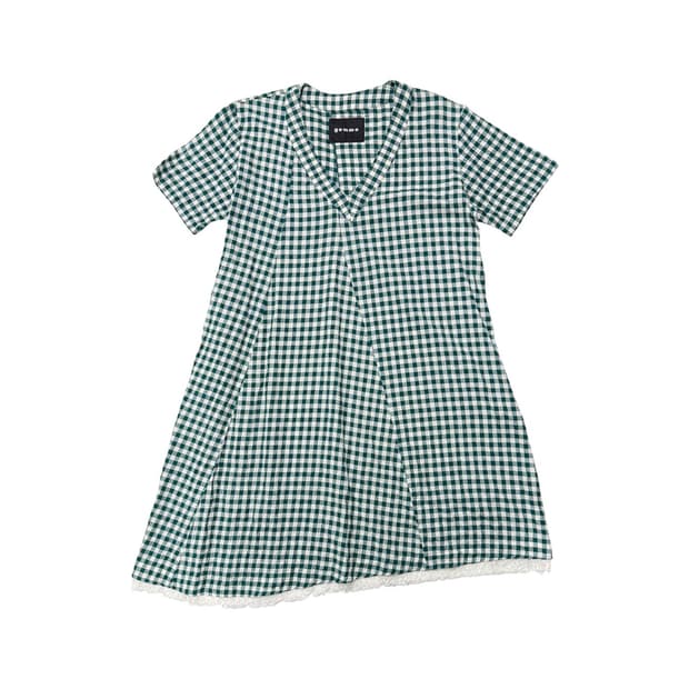 Gomme gingham check dress