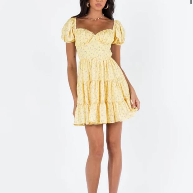 princess polly 플로럴 미니드레스 