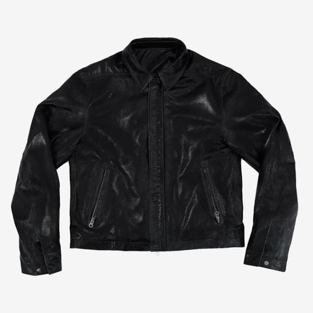 선데이오프클럽 램스킨 레더자켓