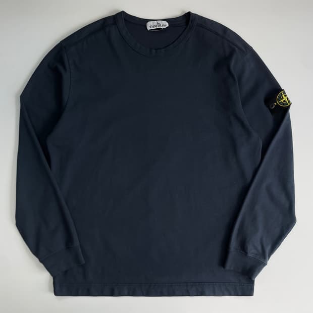 Stone Island  스톤 아일랜드 워시드 와펜 롱슬리브