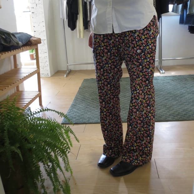 Comme des Garcons tricot flower pants