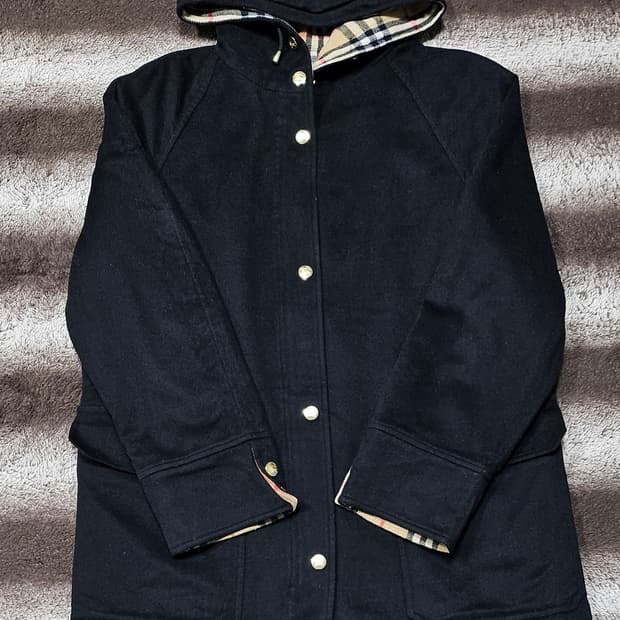 버버리 여성 울자켓