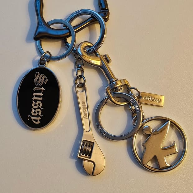 스투시 키링 (렌치, 오발, 서프맨) + 해칭룸 카라비너