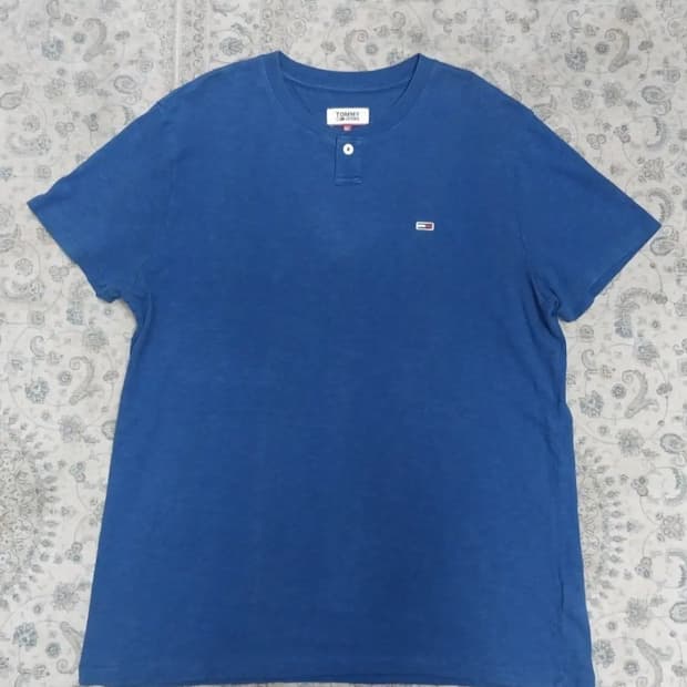 타미힐피거 면 헨리넥 반팔티 XL