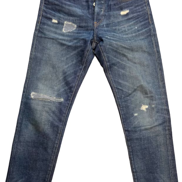 G-STAR RAW 디스트로이드 셀비지 데님 팬츠 롤업(W28/L32)