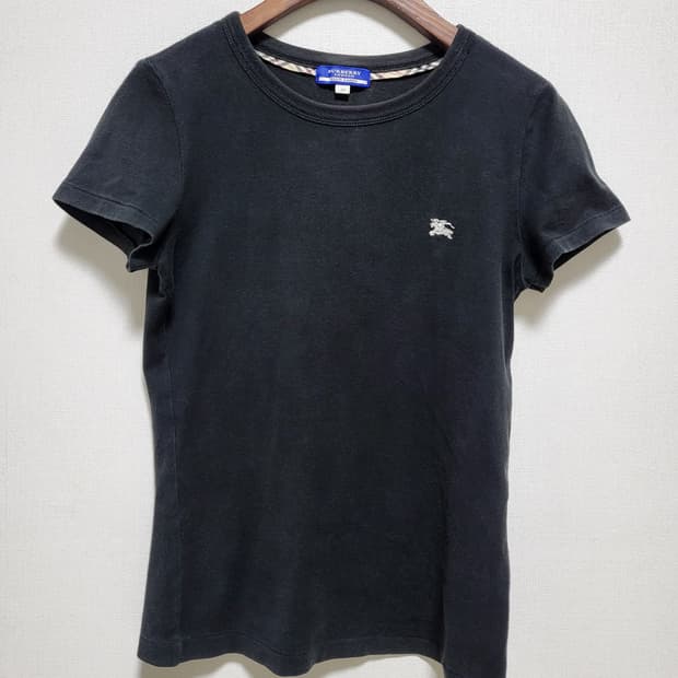 (일본내수용정품)블루라벨 블랙 반팔 티셔츠 38 55-날씬66일