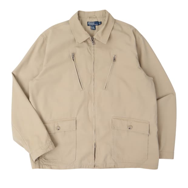 폴로 랄프로렌 베이지 코튼 워크 자켓