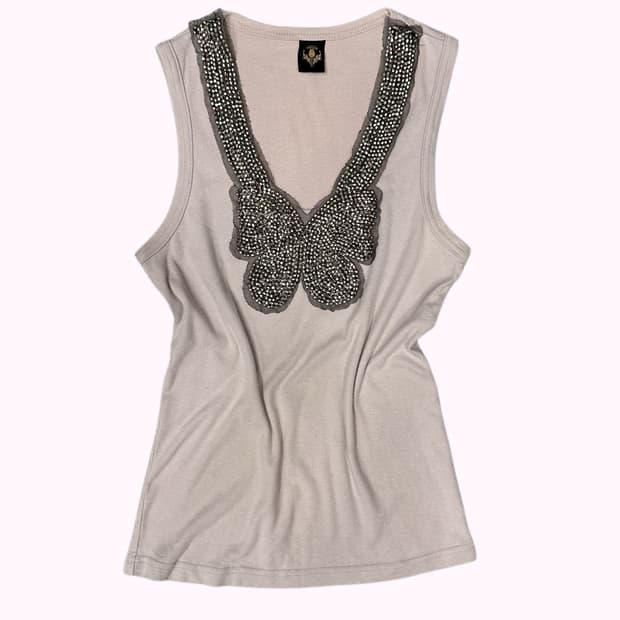 bids butterfly pink sleeveless