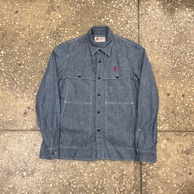 히스테릭 글래머 데님 셔츠 M